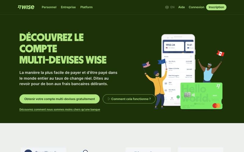 Landing page: wise.com/campaign/display-brave-fr, October 2026